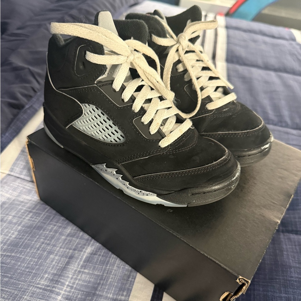 Jordan 5 Black and White Kid’s Sneakers